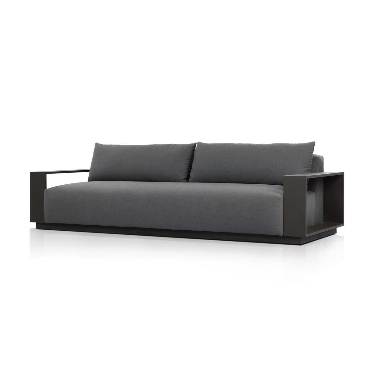Branford Outdoor Metal Sofa-106"