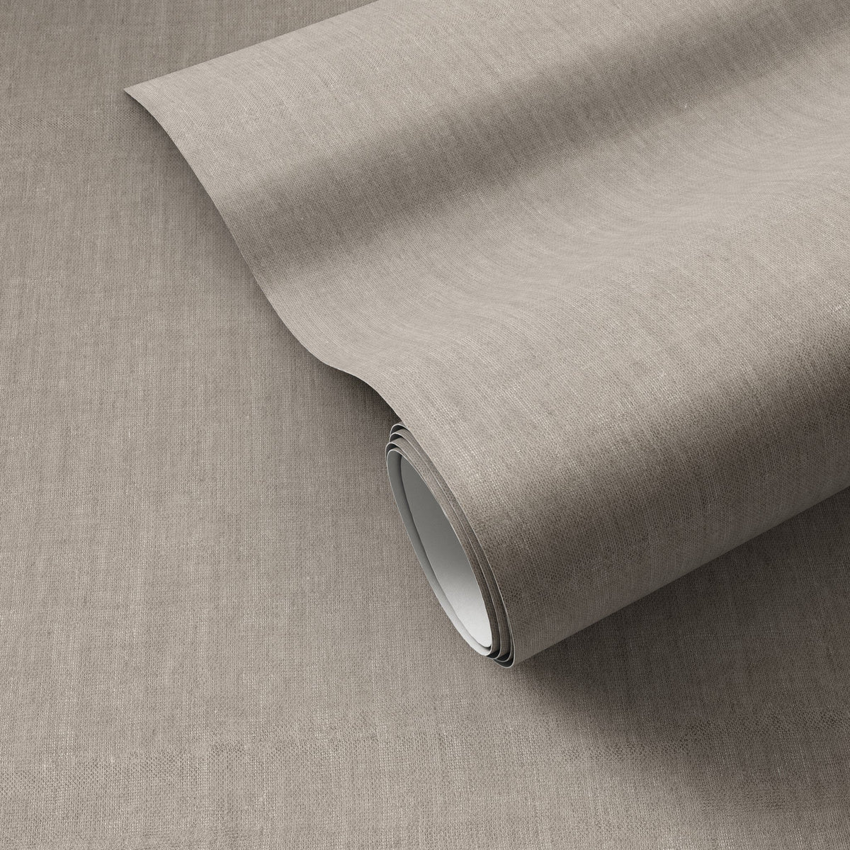 a roll of grey carpet