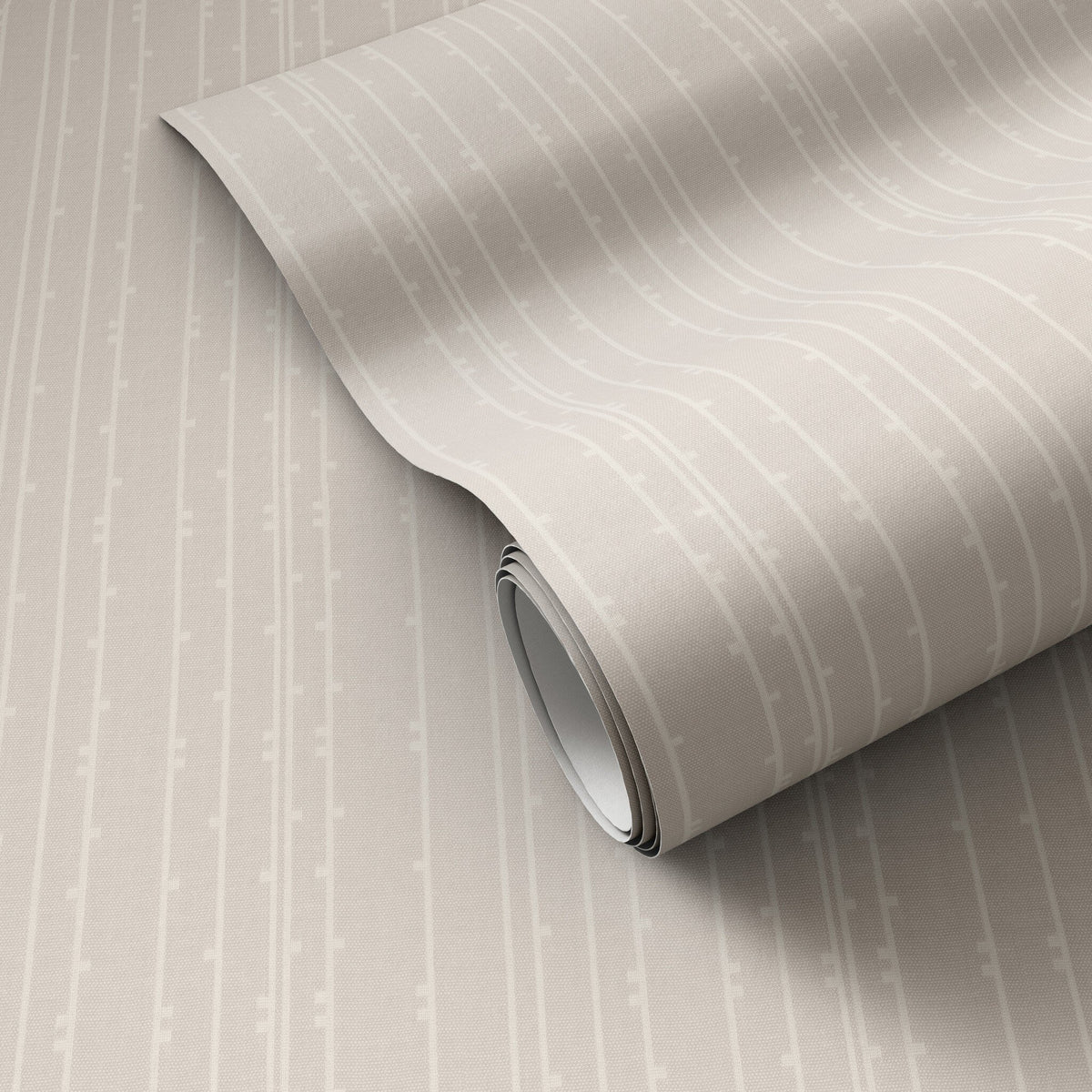 a roll of wallpaper on a surface