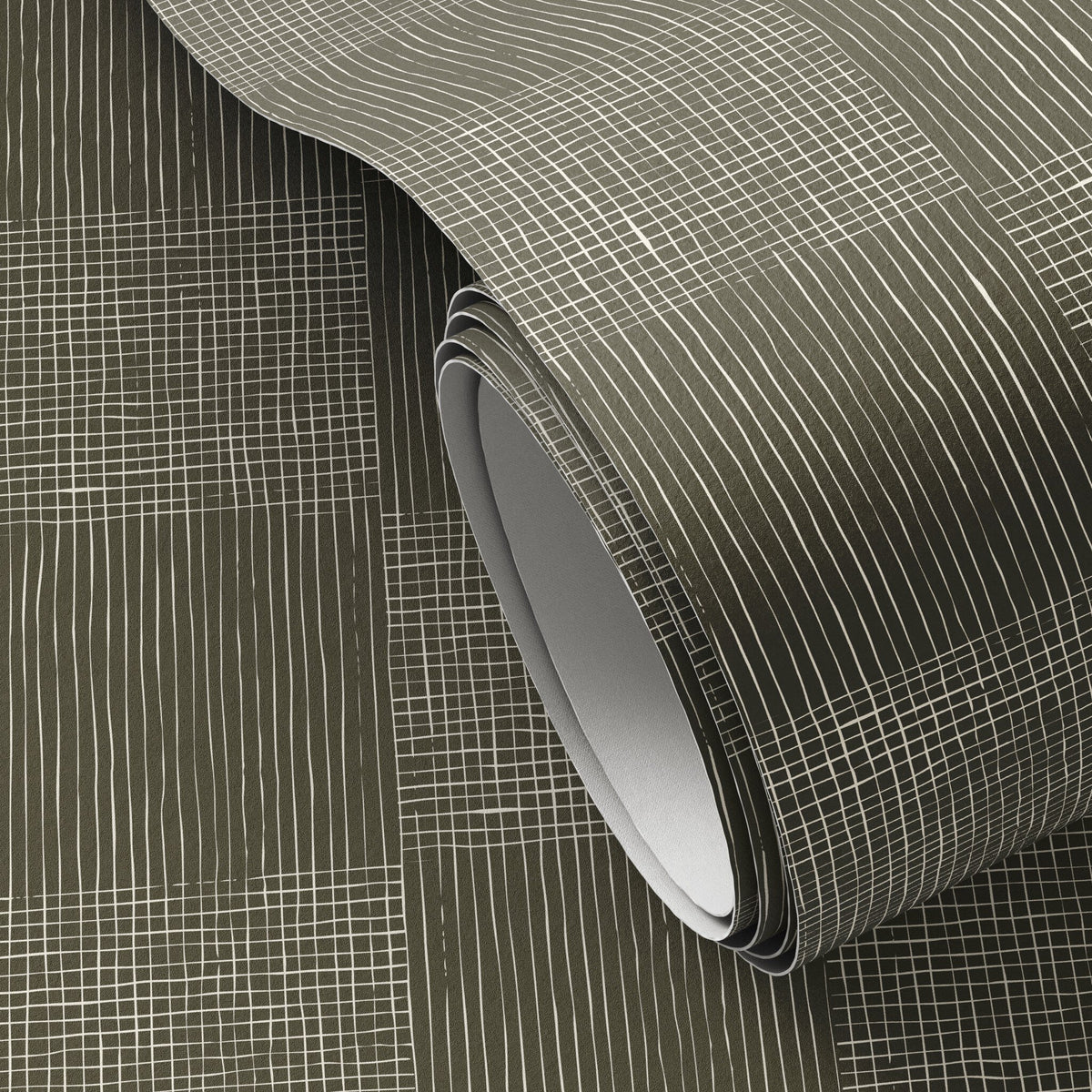 a roll of fabric on a surface