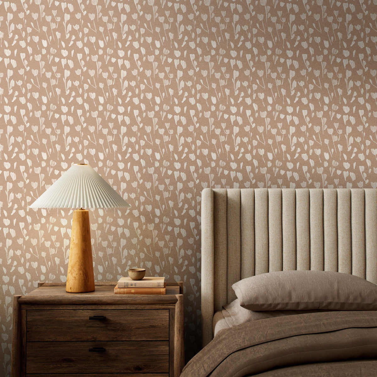 Wild Flowers I Wallpaper By Roseanne Kenny - Four Hands (247814-024)