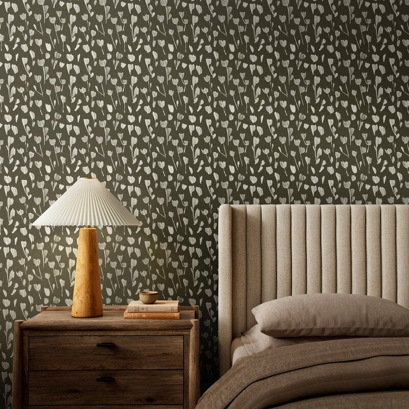 Wild Flowers I Wallpaper By Roseanne Kenny - Four Hands (247814-012)