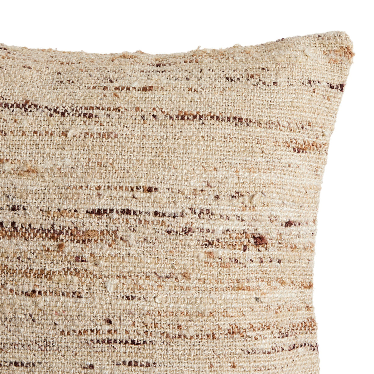 a close up of a pillow