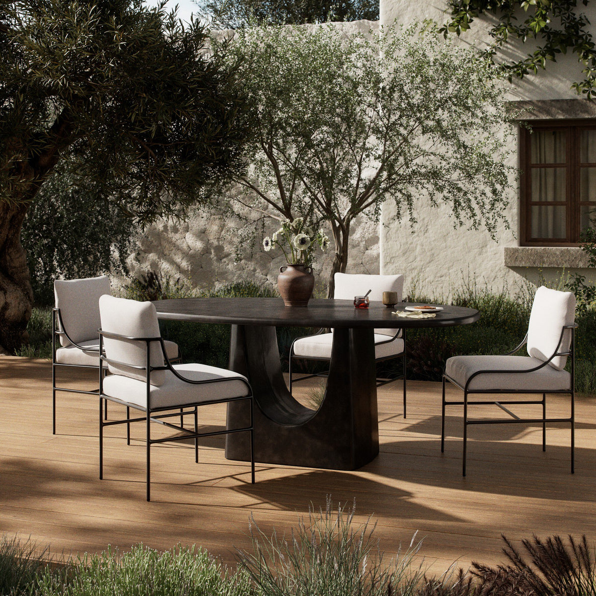 Amato Outdoor Dining Table-72"
