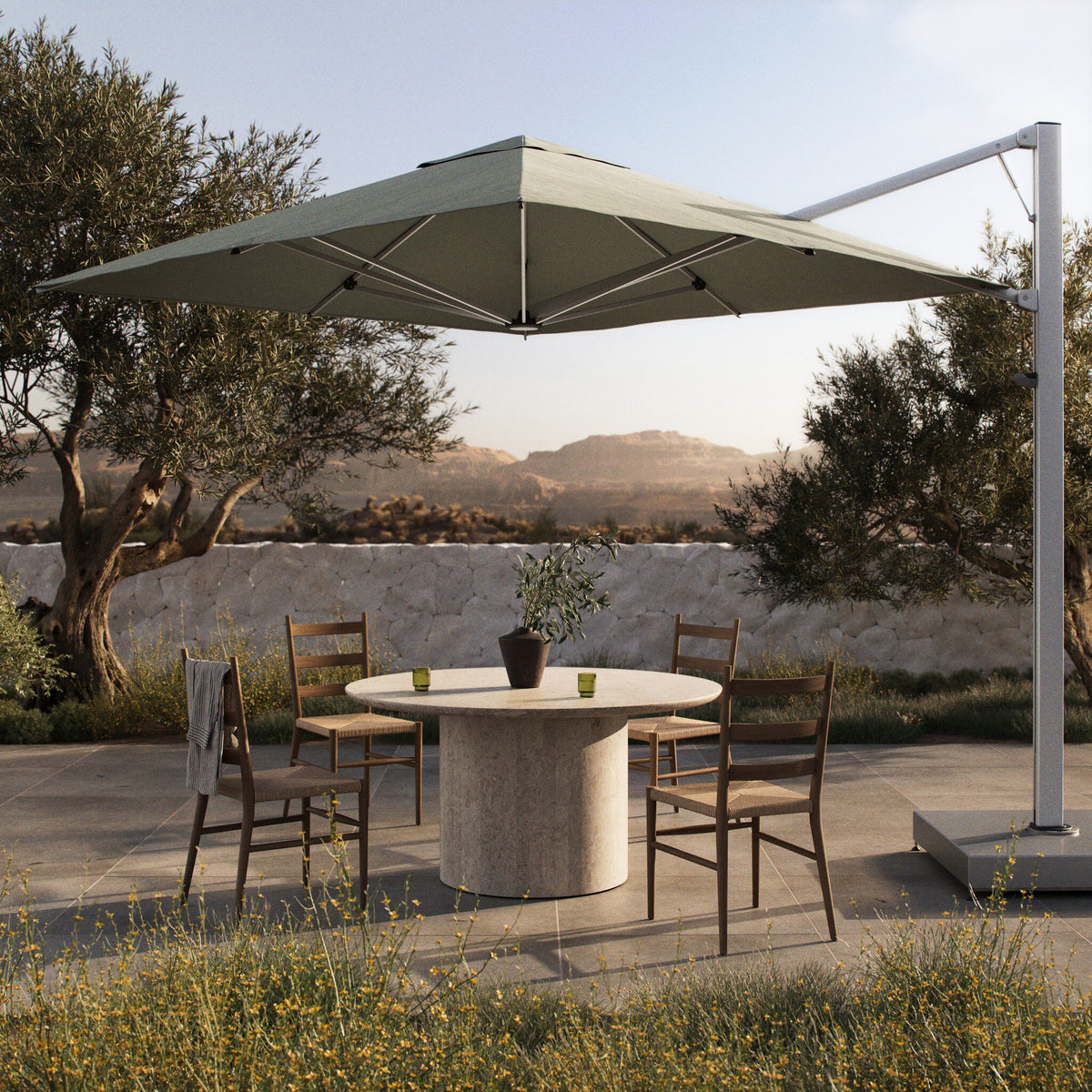 Shadowspec Serenity Outdoor Umbrella-Square 10'