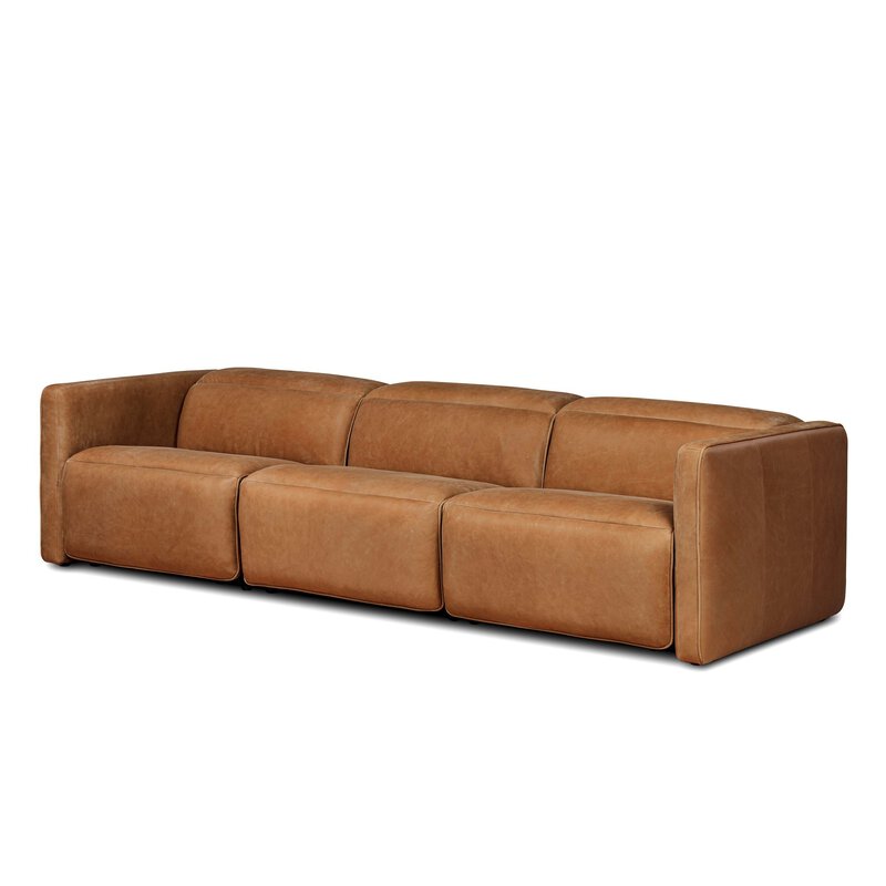 Kenlee Power Recliner 3pc Sectional-112"