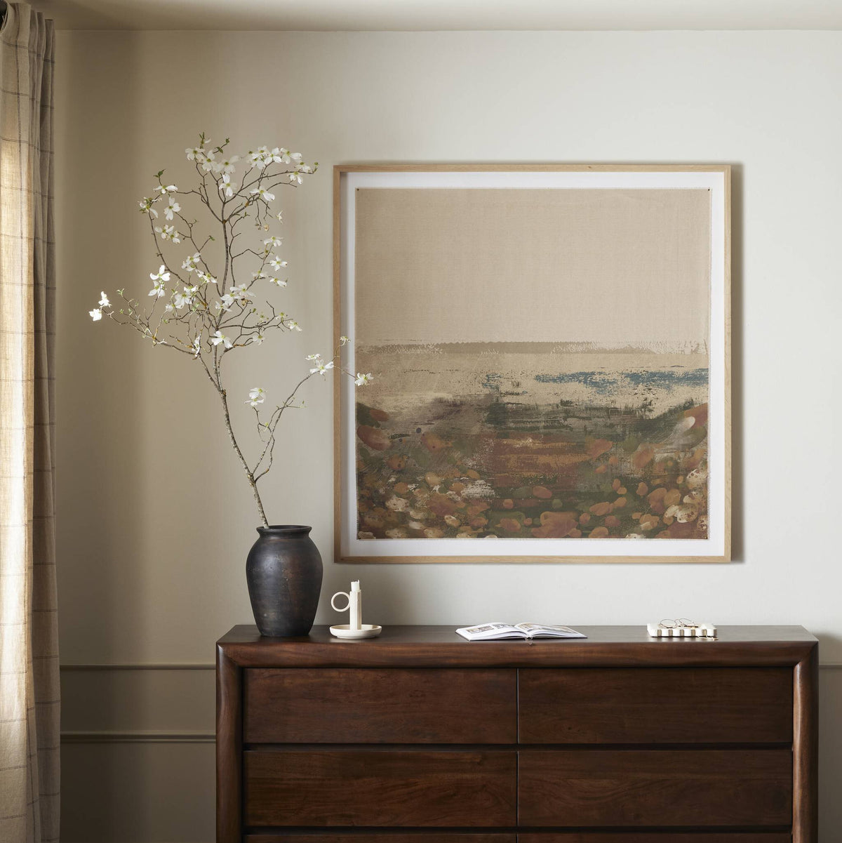 a painting on a wall