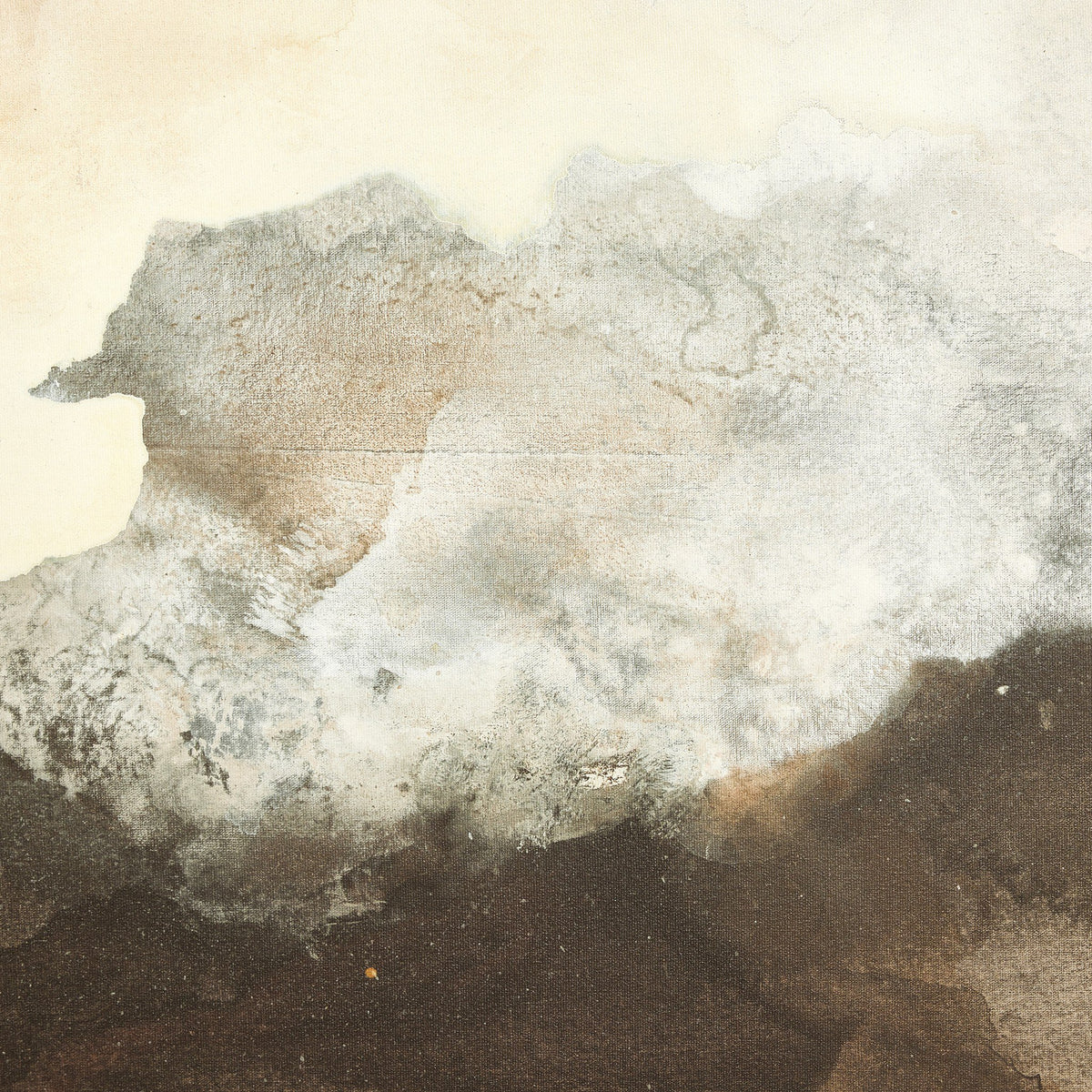 a close up of a painting