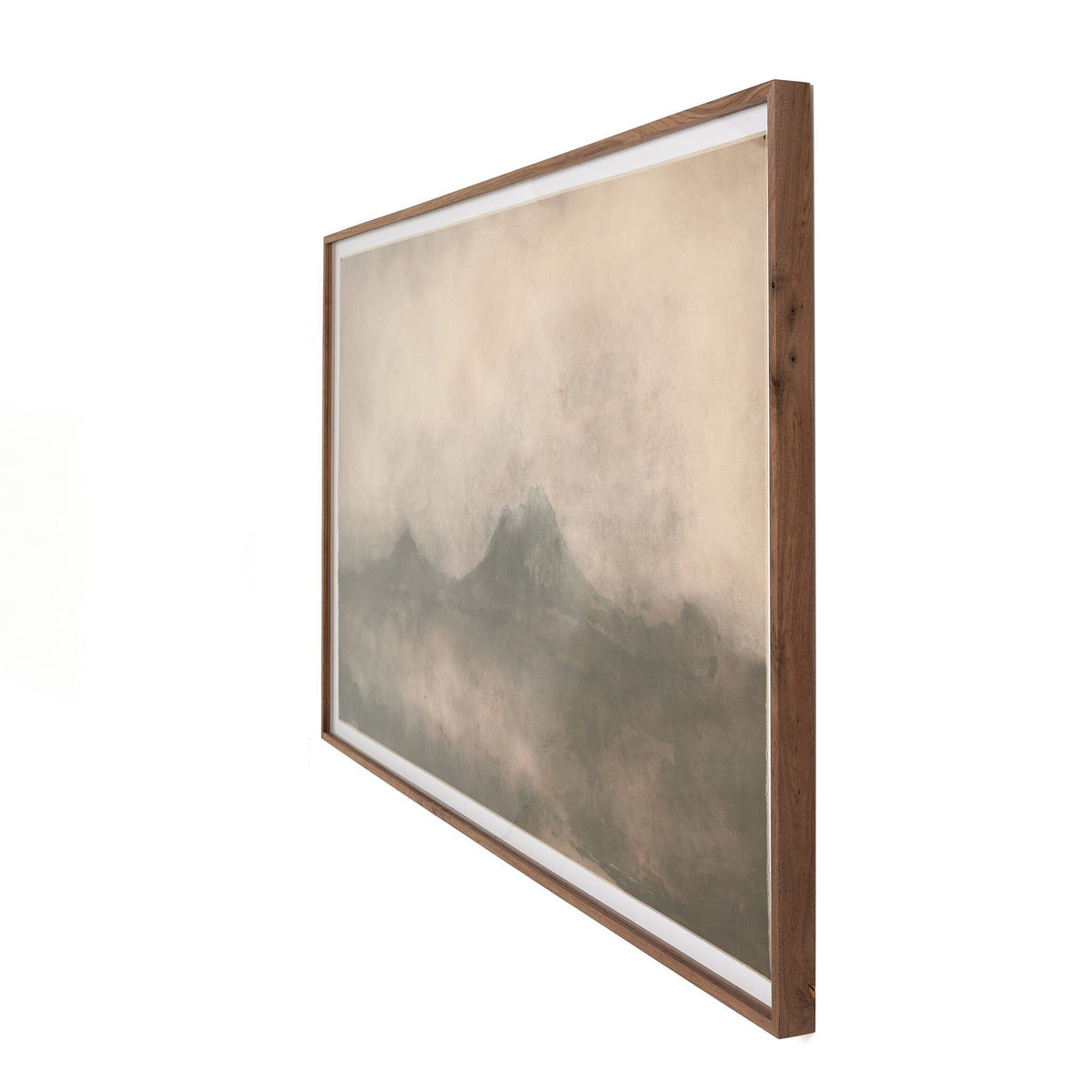 a framed picture on a wall