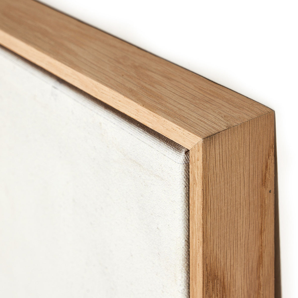 a close up of a wood frame