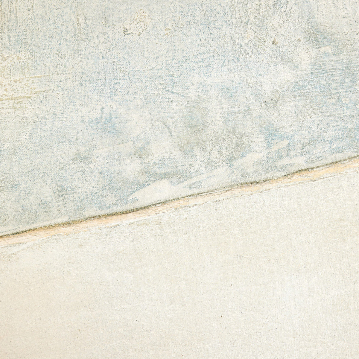 a white and blue wall