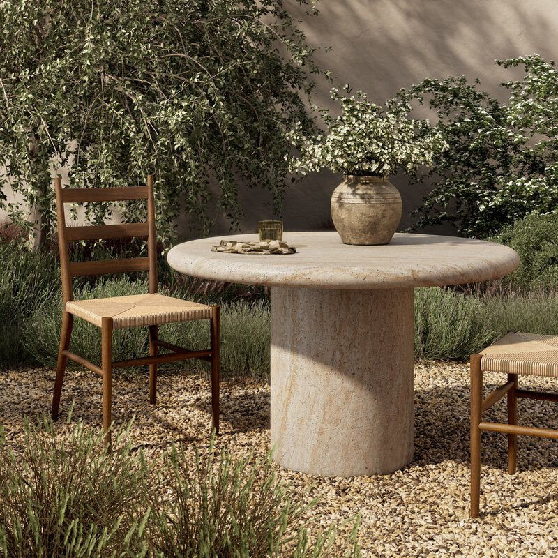 Poole Outdoor Round Dining Table-48"