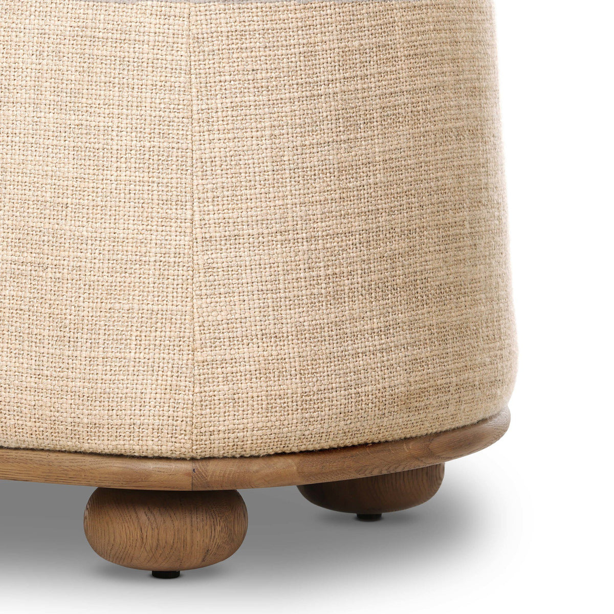 Bilbury Oval Ottoman - Four Hands (249203-001)
