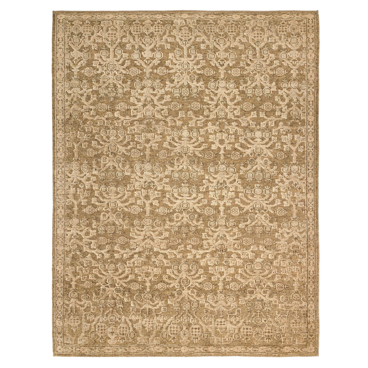 a close up of a rug