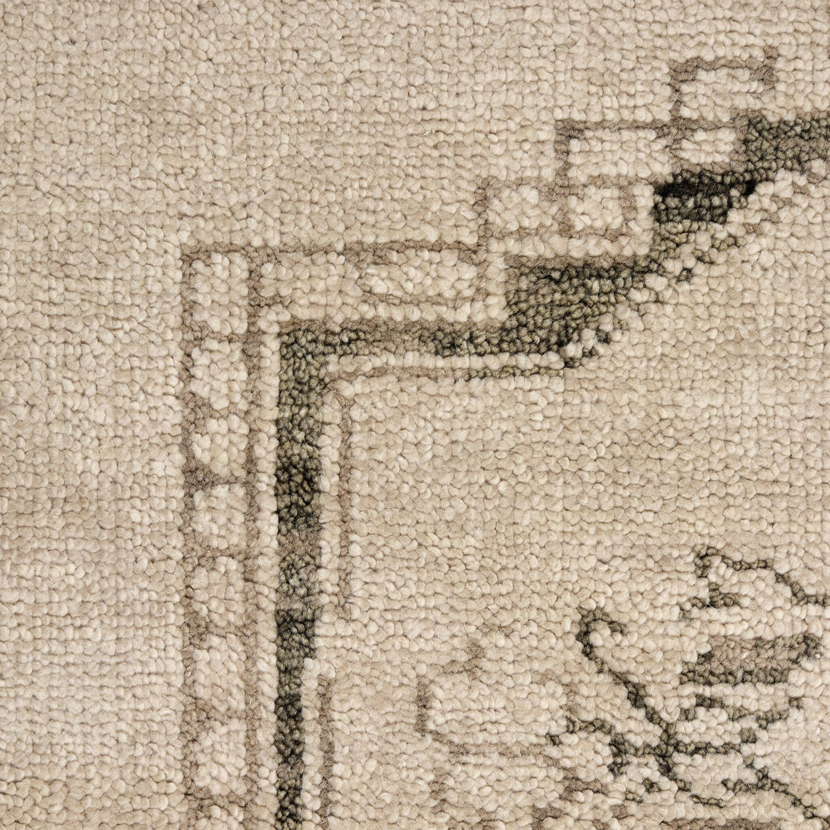 a close up of a carpet