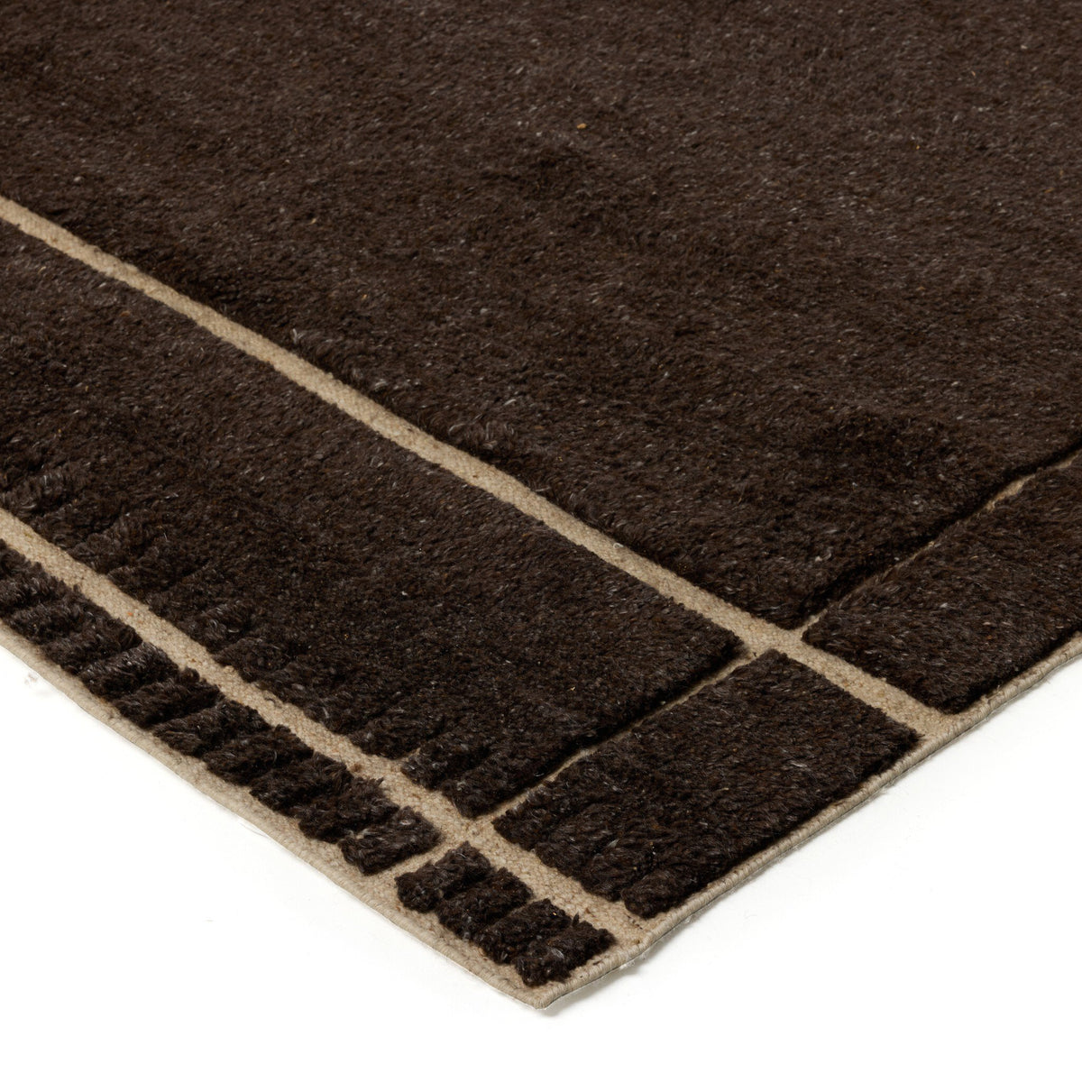a close up of a rug