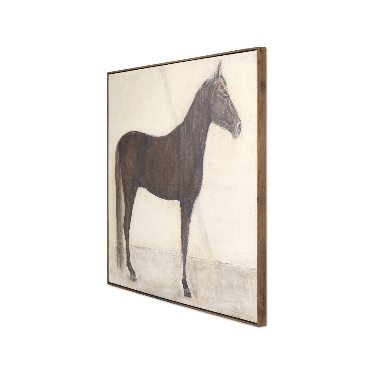 a painting of a horse