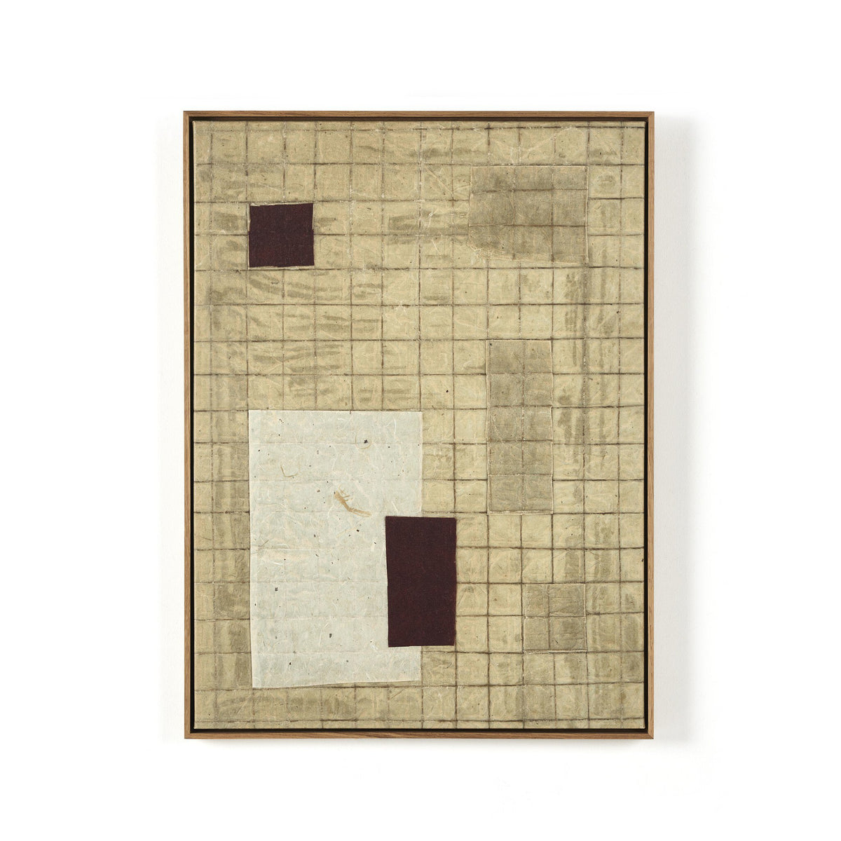 a piece of art with squares and rectangles
