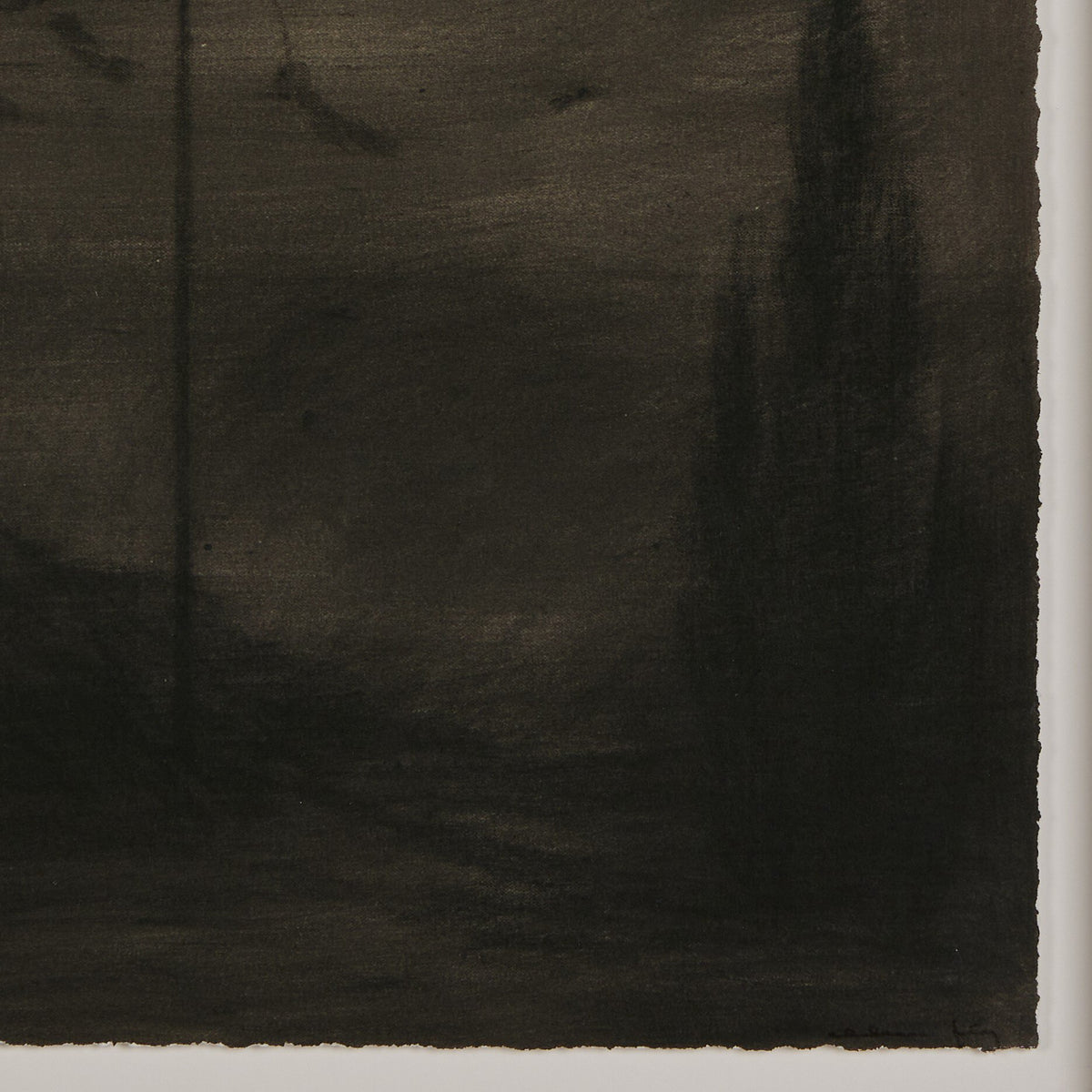 a black and white picture of a landscape