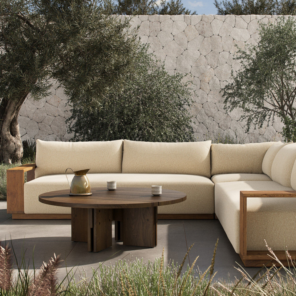 Branford Outdoor 3 Pc Sectional