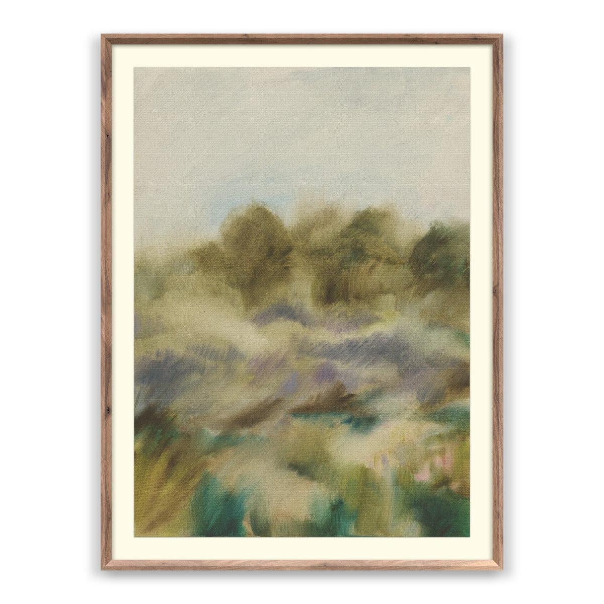 a framed picture of a tree