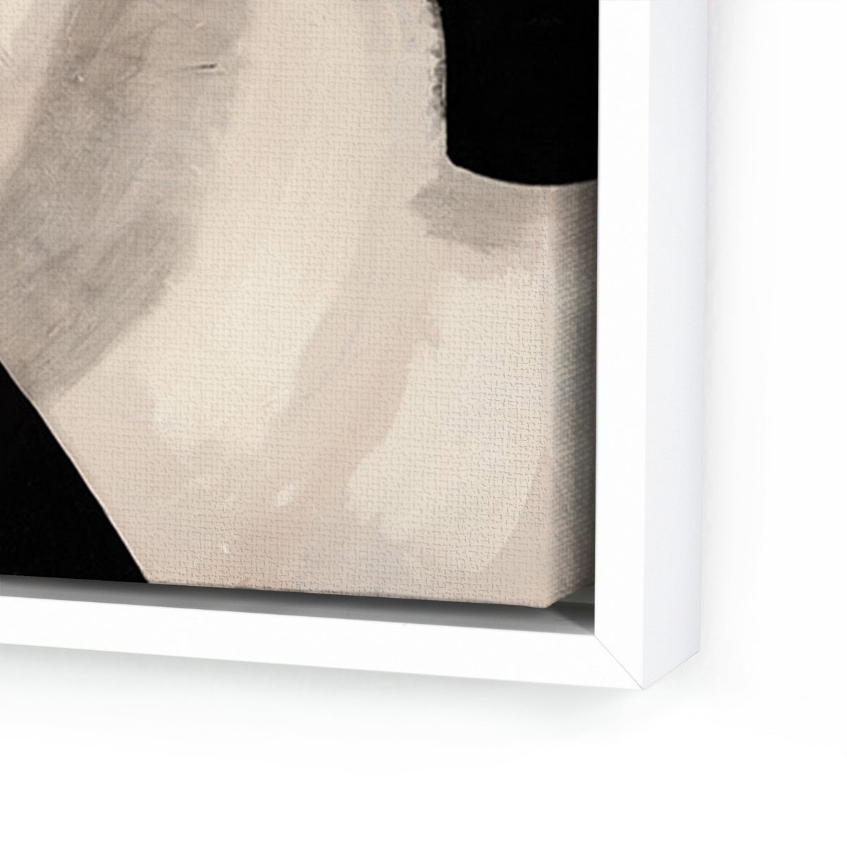 a close up of a painting