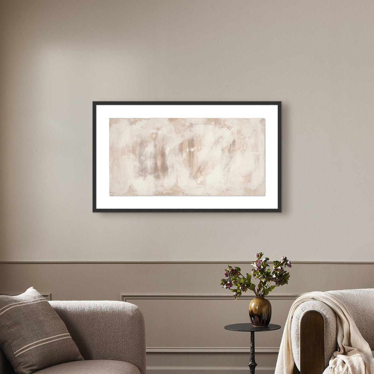 a picture frame on a wall
