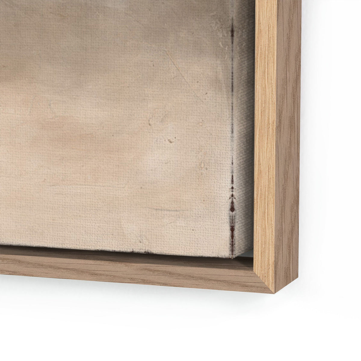 a close up of a wood frame