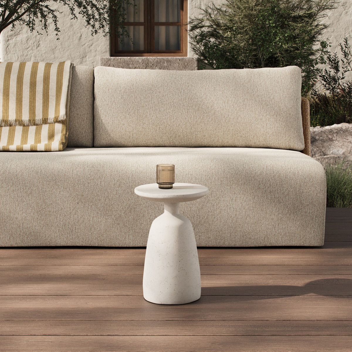 Ramara Outdoor Small Nesting End Table