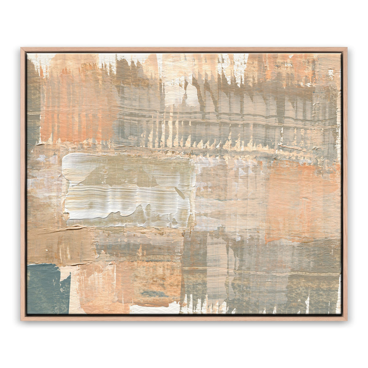 a painting of different colors