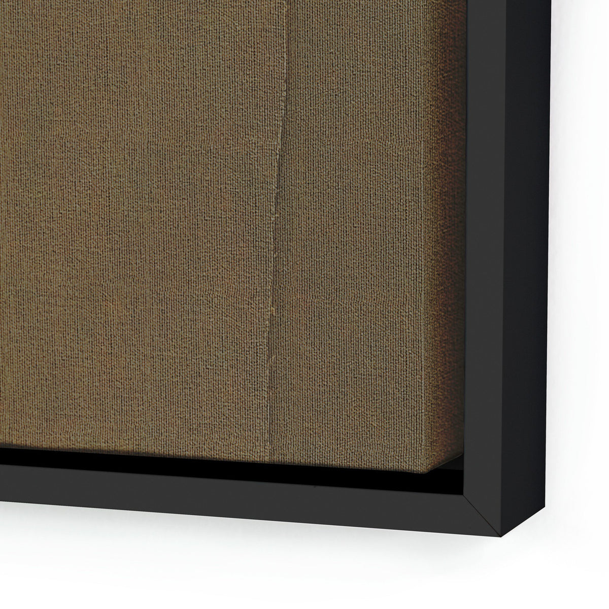 a close-up of a canvas