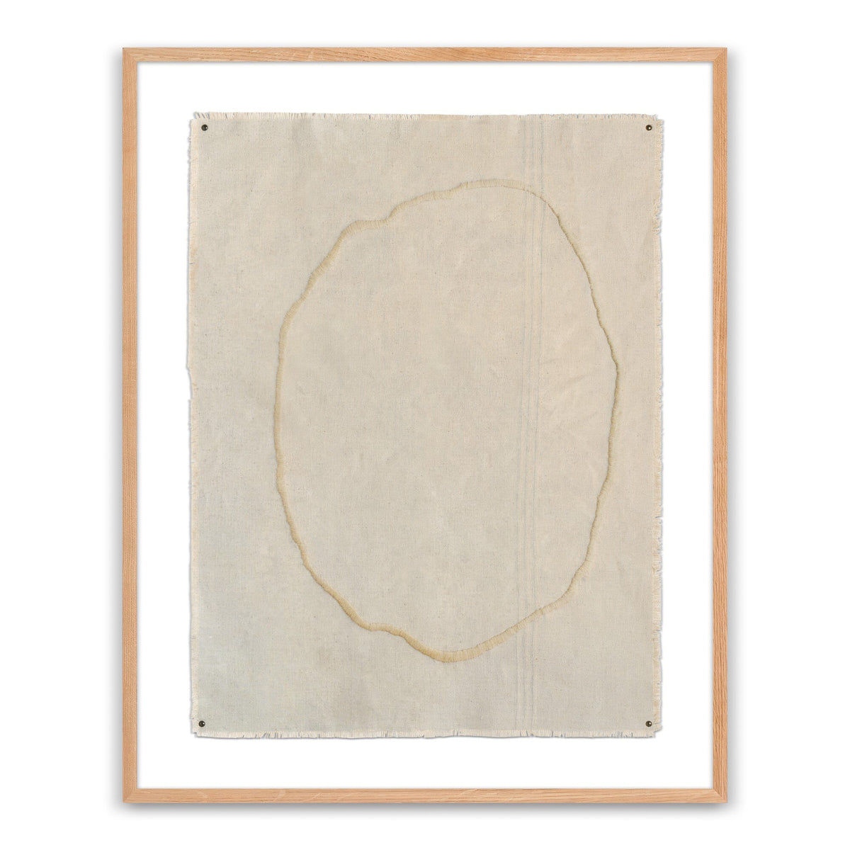 a frame with a piece of paper