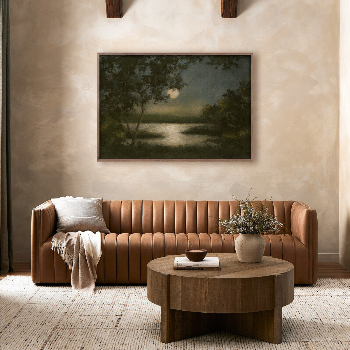 a painting on the wall