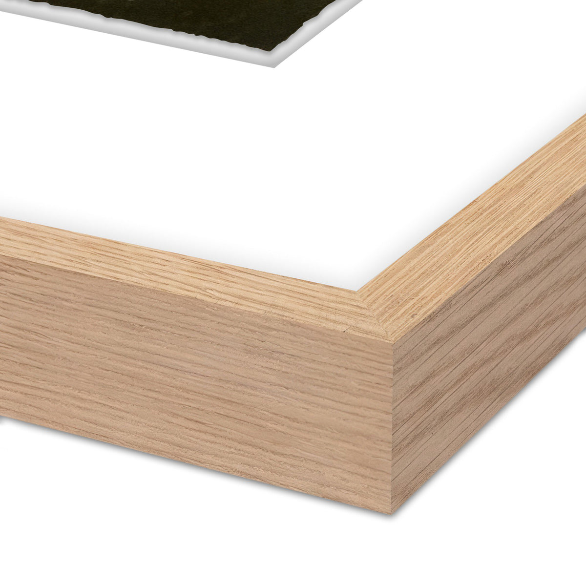 a close up of a wood frame
