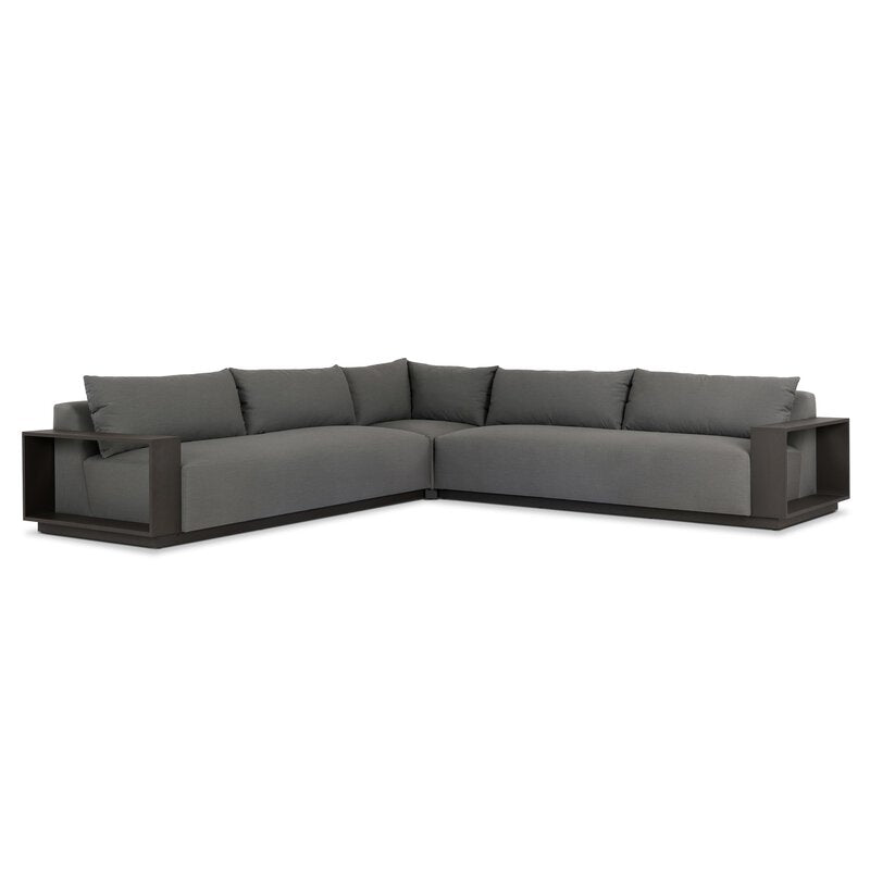 Branford Outdoor Metal 3 Pc Sectional