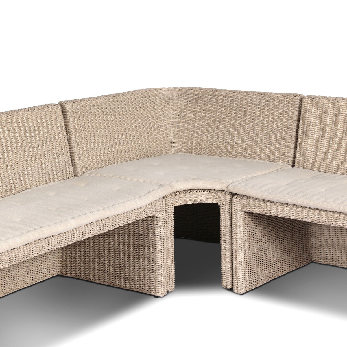 Senna Outdoor Dining Banquette L Shape 106"-Left