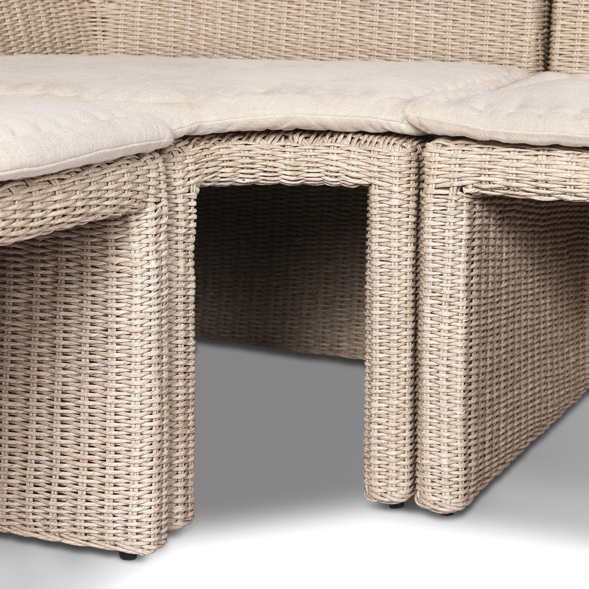 Senna Outdoor Dining Banquette L Shape 106"-Left