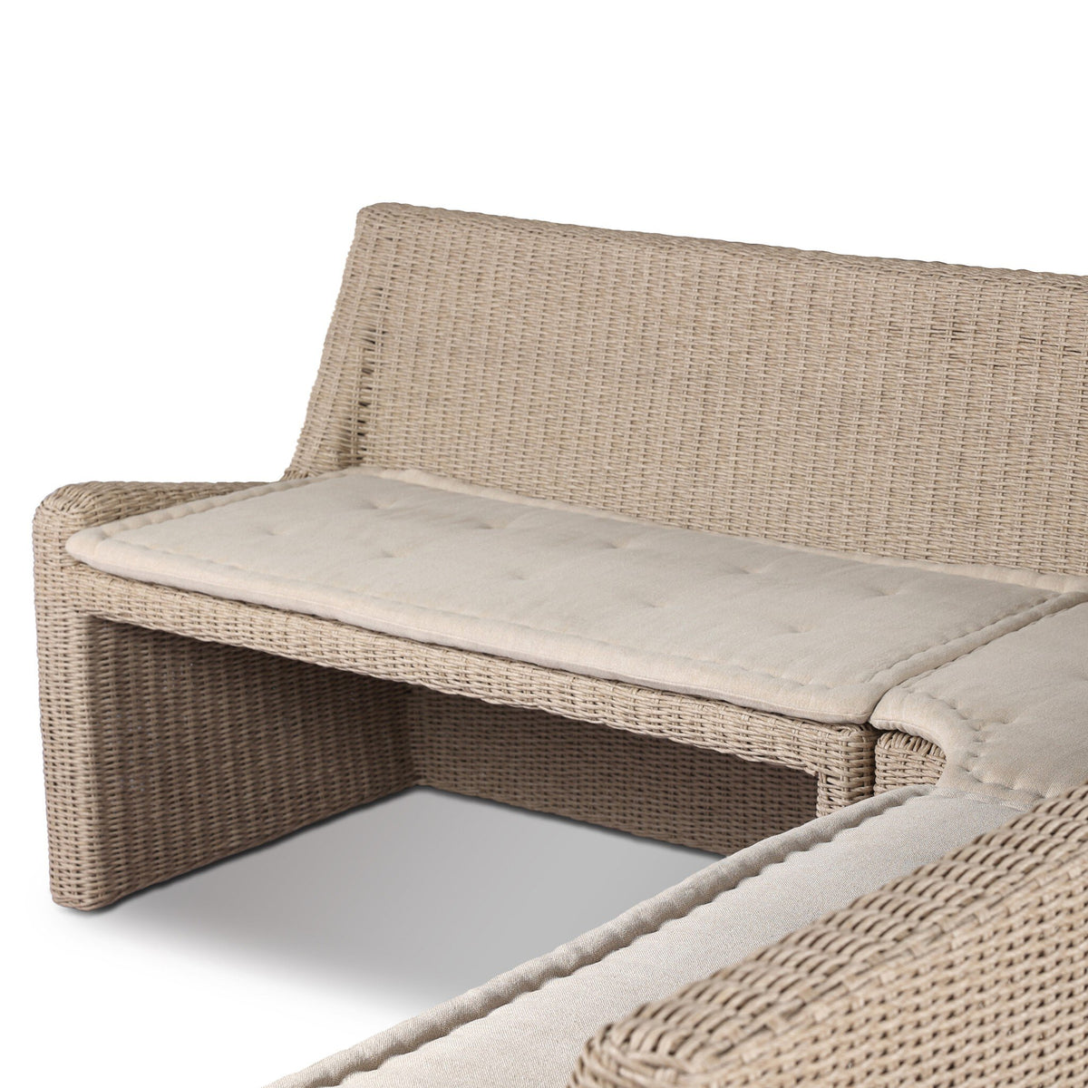 Senna Outdoor Dining Banquette L Shape 106"-Left