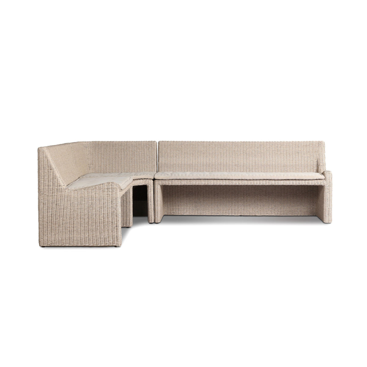 Senna Outdoor Dining Banquette L Shape 106"-Left