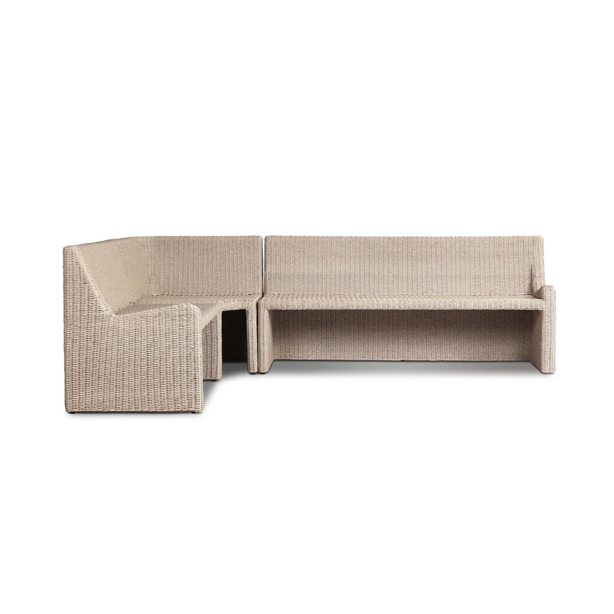 Senna Outdoor Dining Banquette L Shape 106"-Left