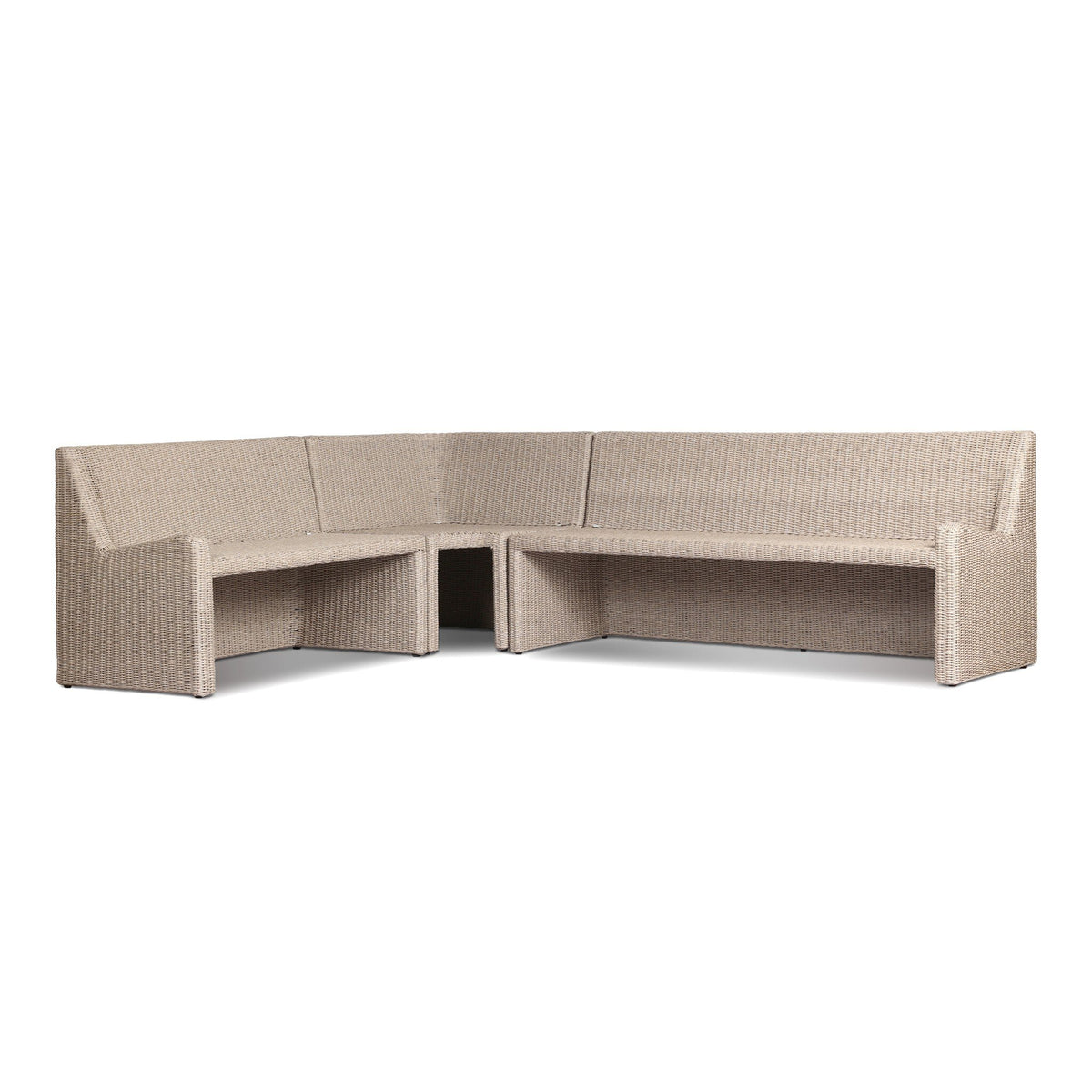Senna Outdoor Dining Banquette L Shape 106"-Left