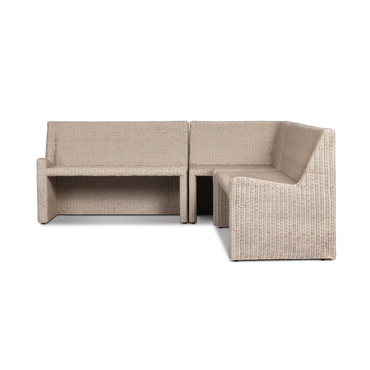Senna Outdoor Dining Banquette L Shape 106"-Left