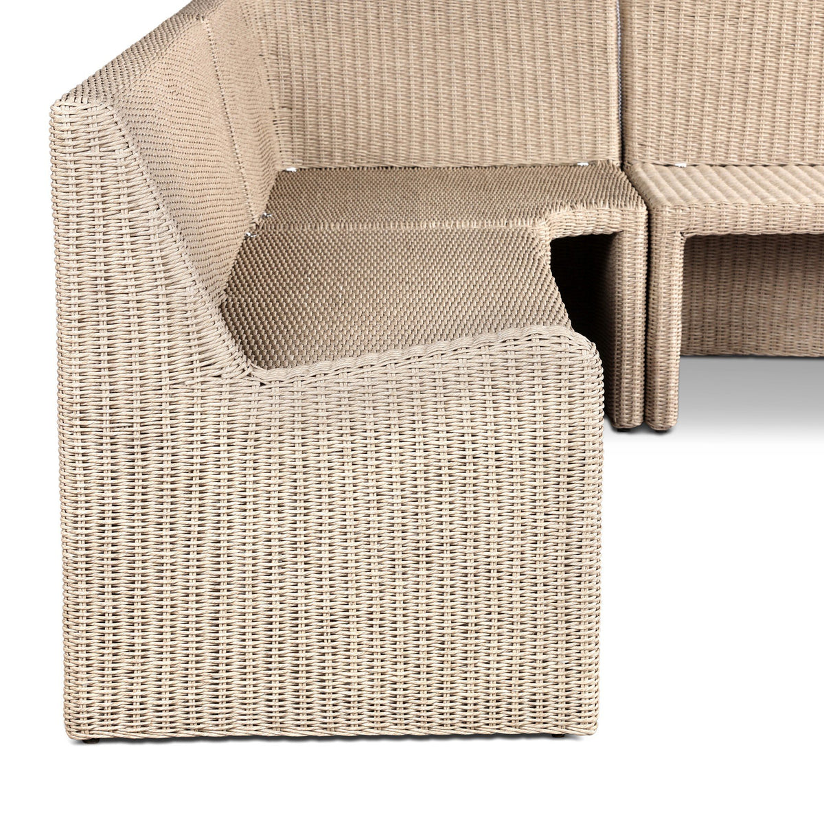Senna Outdoor Dining Banquette L Shape 106"-Right