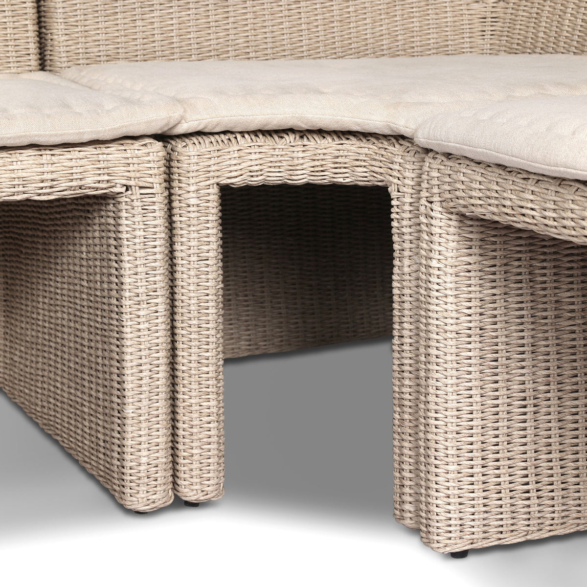 Senna Outdoor Dining Banquette L Shape 106"-Right