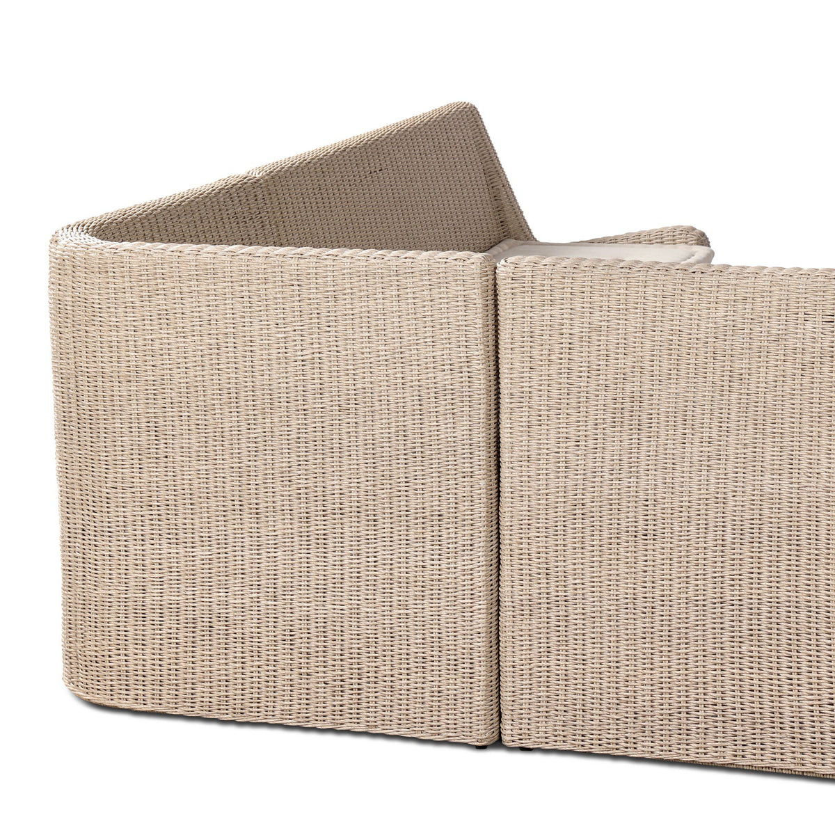 Senna Outdoor Dining Banquette L Shape 106"-Right
