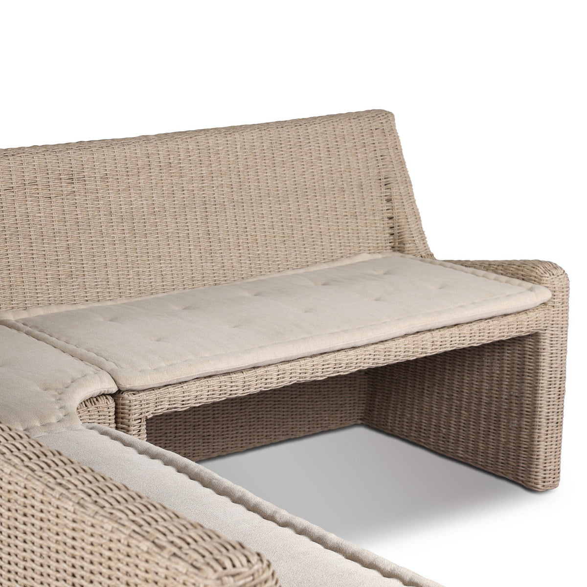 Senna Outdoor Dining Banquette L Shape 106"-Right