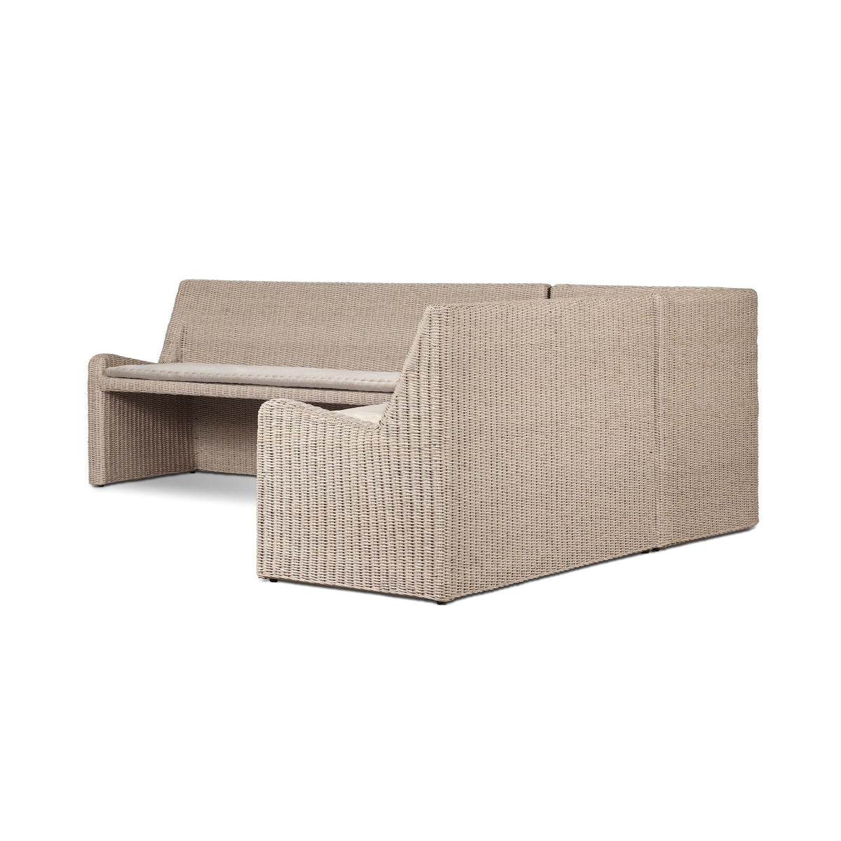 Senna Outdoor Dining Banquette L Shape 106"-Right