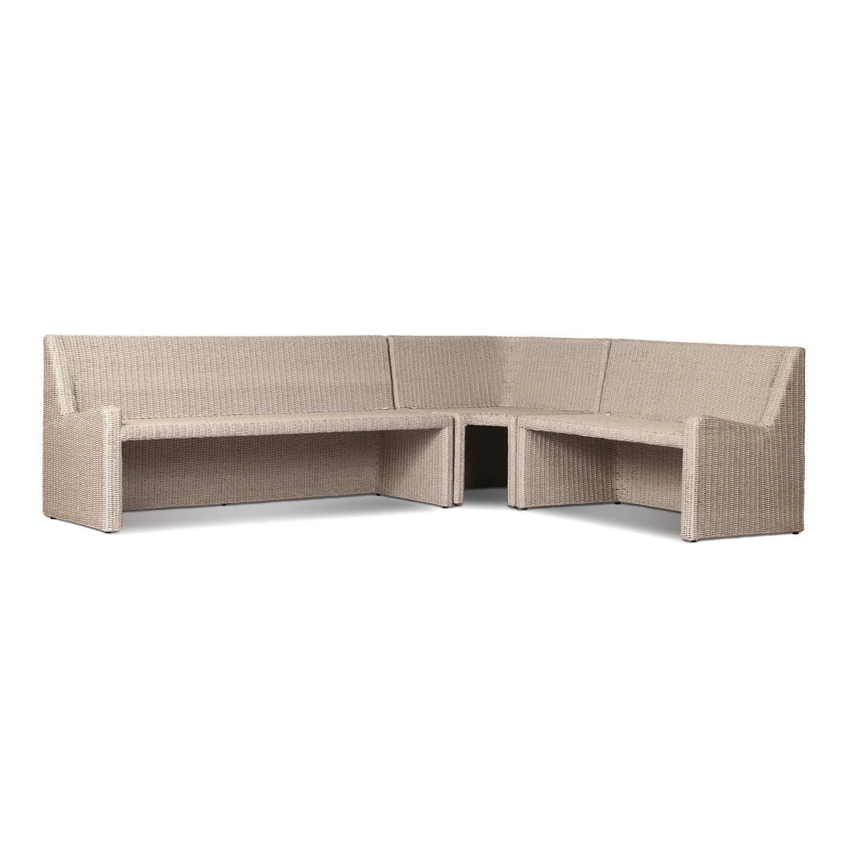 Senna Outdoor Dining Banquette L Shape 106"-Right
