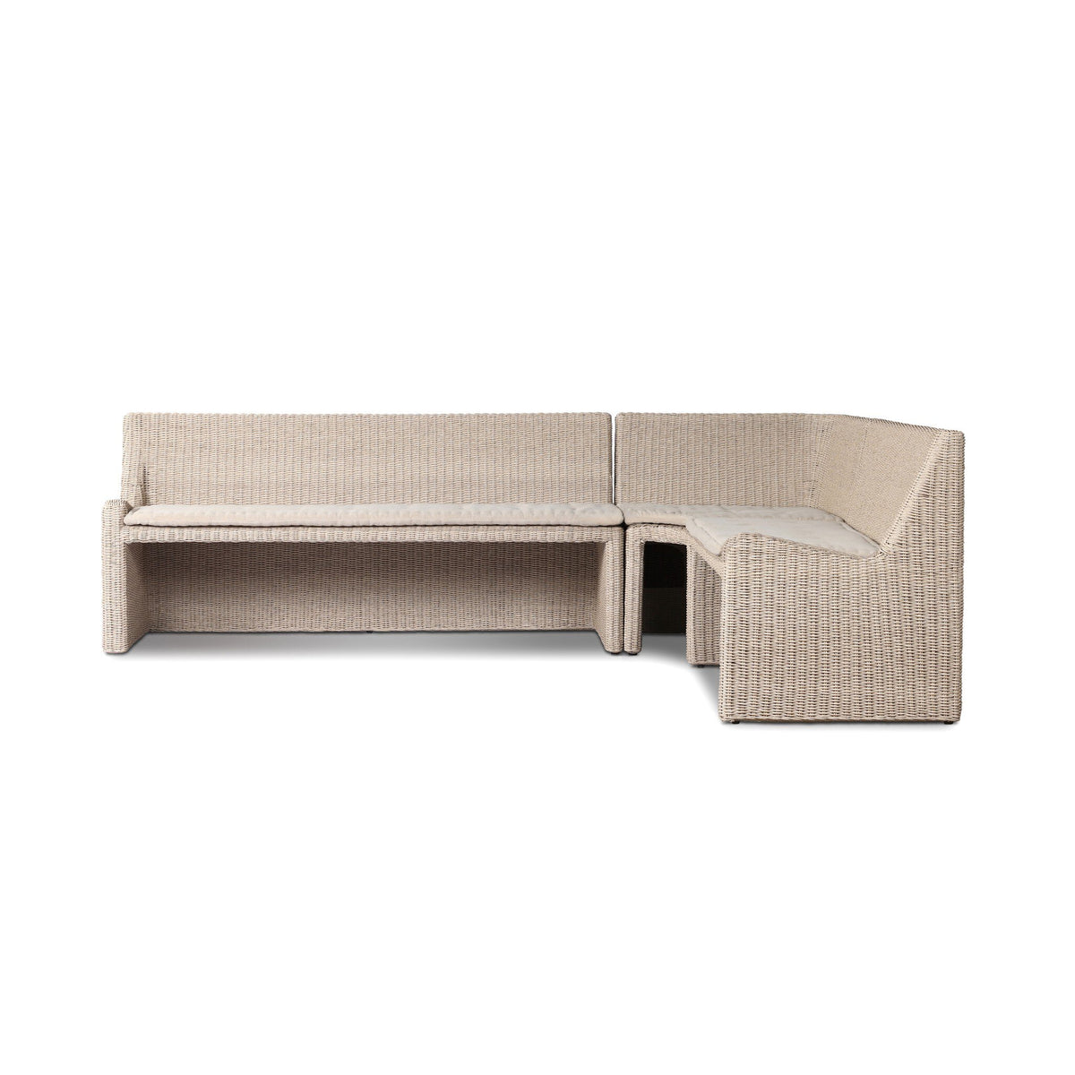 Senna Outdoor Dining Banquette L Shape 106"-Right