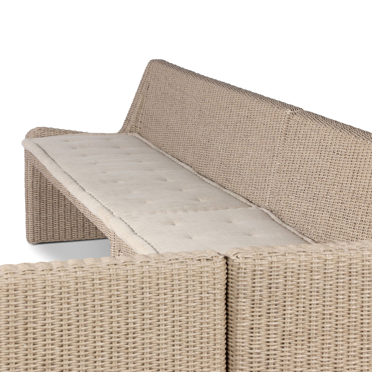Senna Outdoor Dining Banquette L Shape 132"